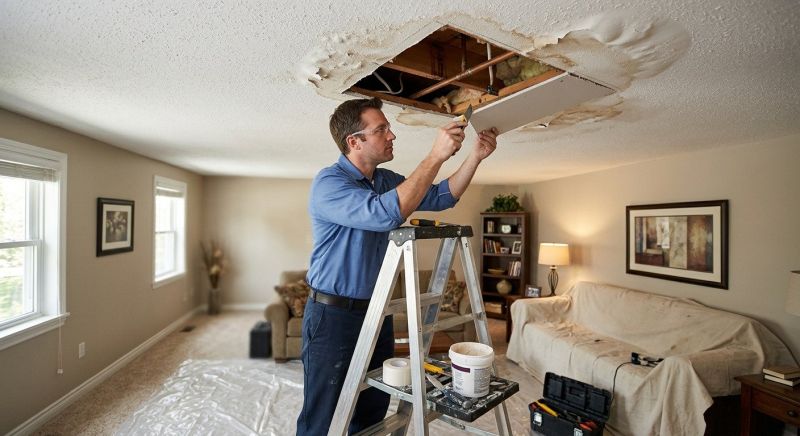 Leaking Ceiling Repair in Santa Rosa, CA