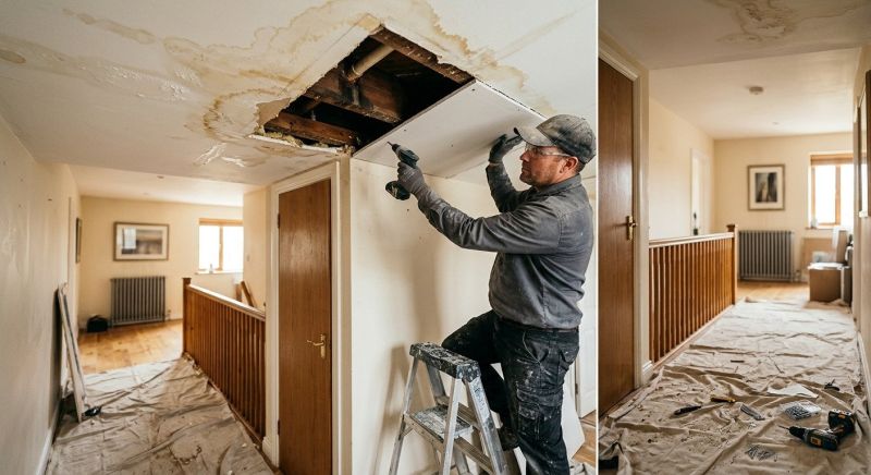 Leaking Ceiling Repair in Santa Rosa, CA
