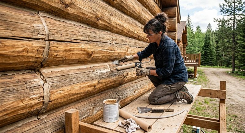 Log Home Repair in Santa Rosa, CA